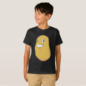 T-shirt Sourire heureux de pomme de terre (Devant entier)
