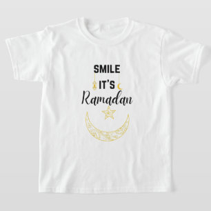 T-shirt sourire il ramadan kareem islam pour musulman