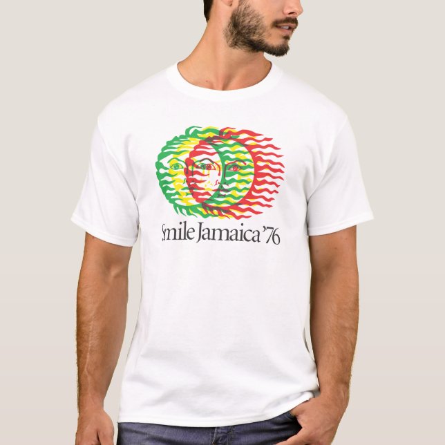T-shirt Sourire Jamaïque 1976 (Devant)