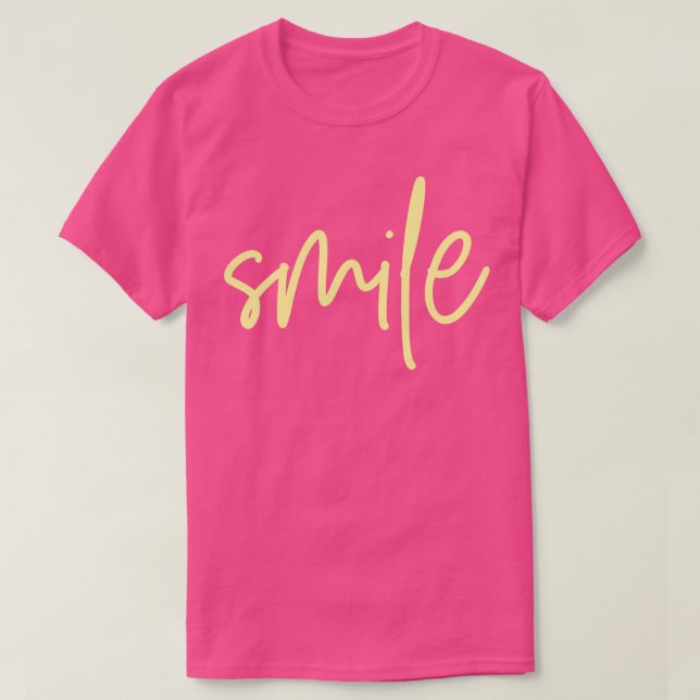 T-shirt Sourire jaune (Design devant)