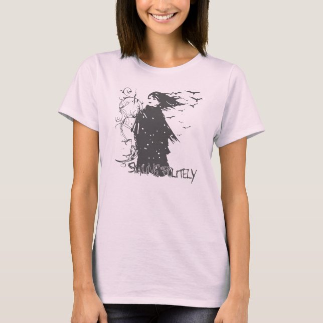 T-shirt Sourire poliment bébé - poupée t (Devant)