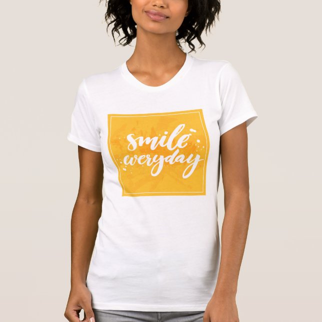 T-shirt Sourire quotidien (Devant)