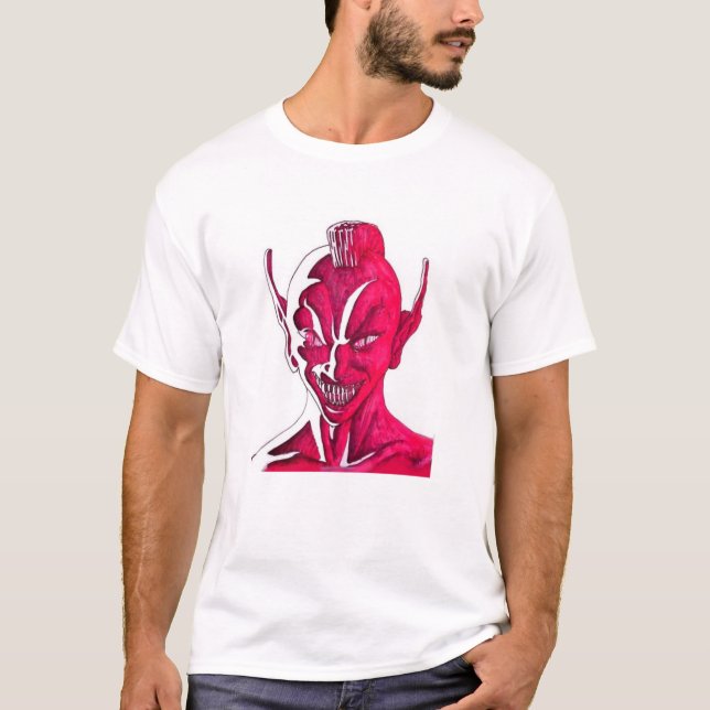 T-shirt Sourire rouge (Devant)