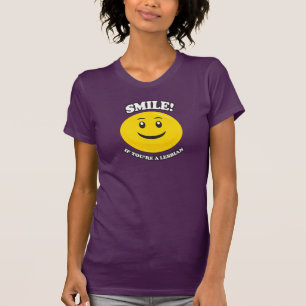 T-SHIRT SOURIRE SI TU ES LESBIENNE