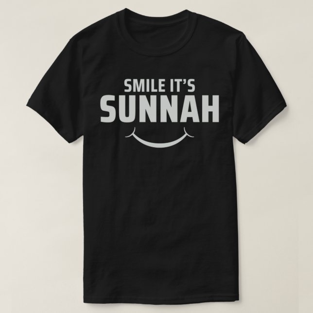 T-shirt sourire son sunnah islamic art cite 7 (Design devant)
