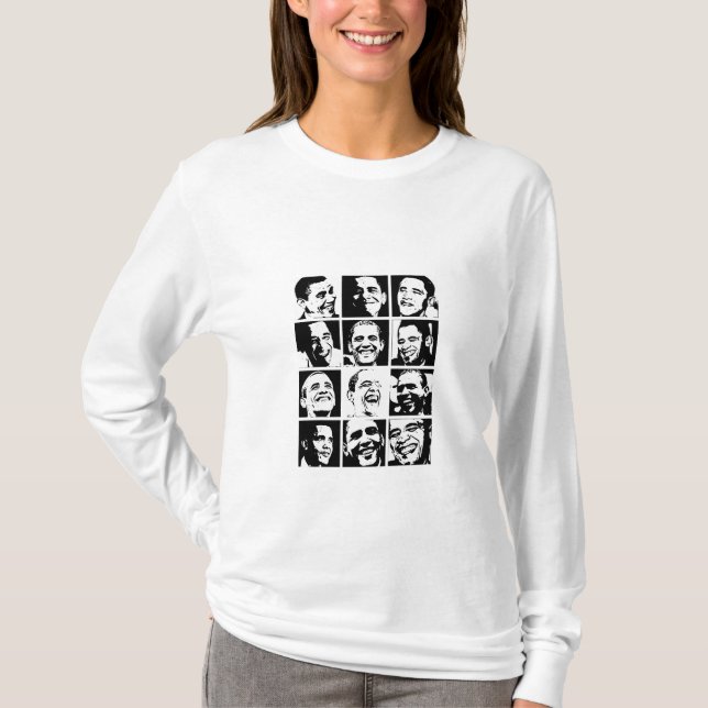 T-shirt Sourires d'Obama (Devant)
