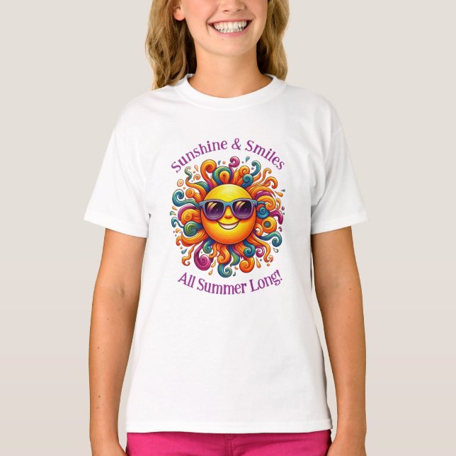 T-shirt Sourires ensoleillés (Devant)