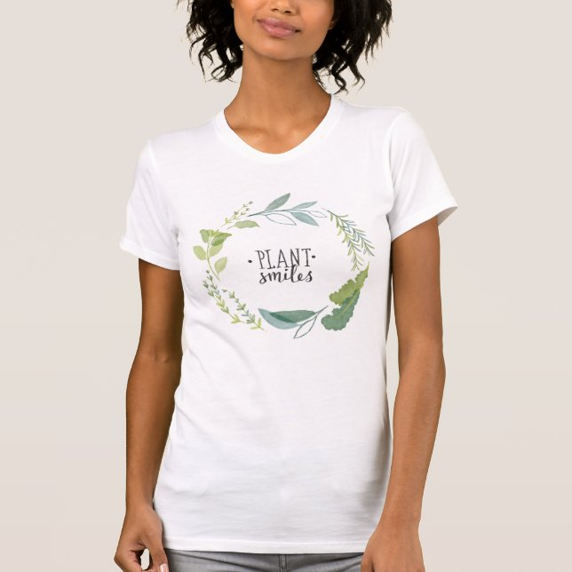 T-shirt Sourires fins d'usine des herbes II | (Devant)