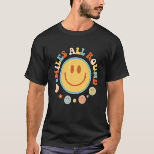 T-shirt Sourires Tout Autour Reto Joyeux Visage Sourire Jo