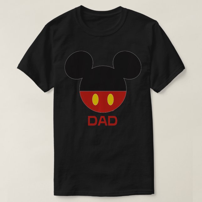 T-shirt Souris avec icône papa Fête des pères anniversaire (Design devant)