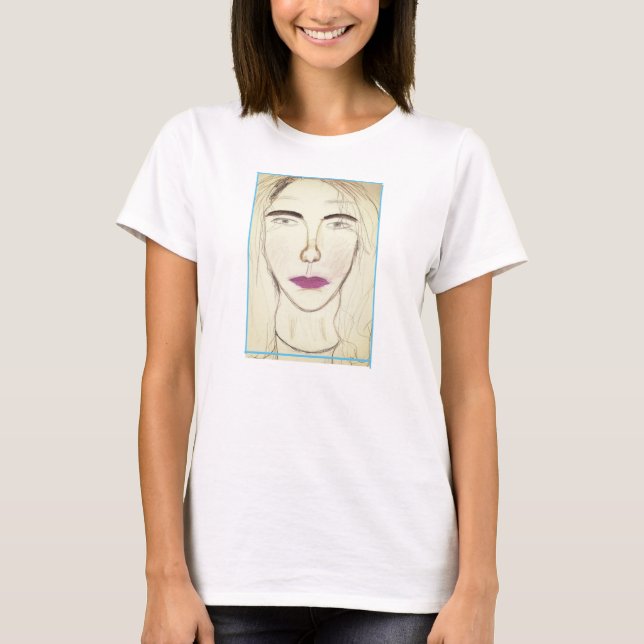 T-shirt Souris avec portrait (Devant)