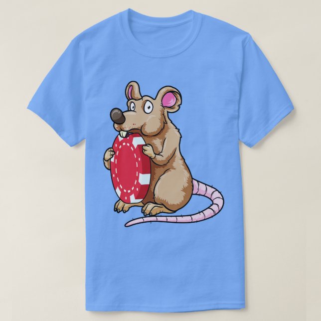 T-shirt Souris avec puces (Design devant)