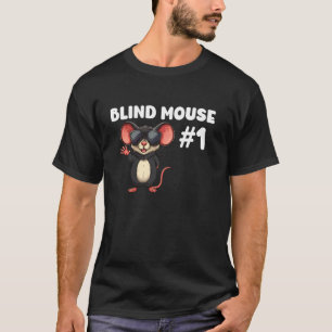 T-shirt Souris aveugle #1 Illustration de souris cool