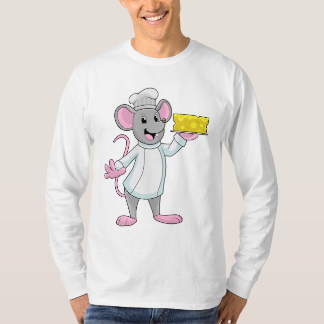 T-shirt Souris comme cuire avec du fromage (Devant)