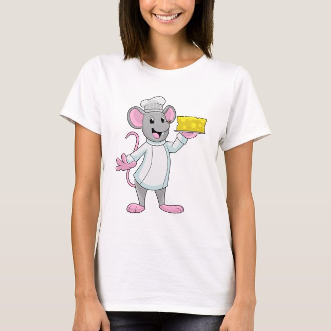 T-shirt Souris comme cuire avec du fromage (Devant)