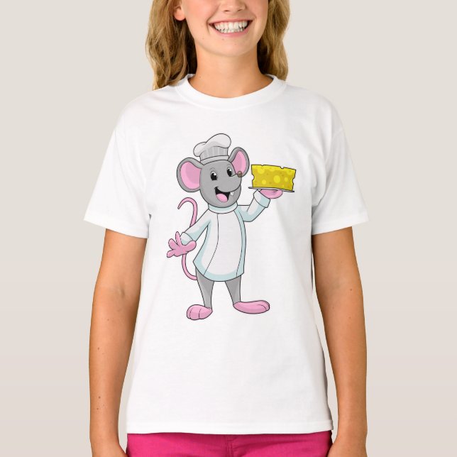 T-shirt Souris comme cuire avec du fromage (Devant)