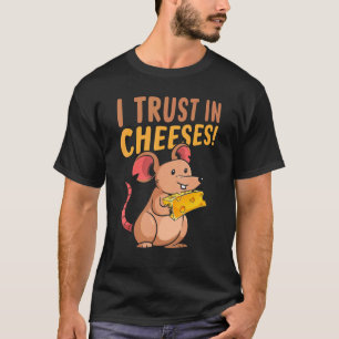 T-shirt Souris Cute J'Ai Confiance En Fromages Rats Fans S