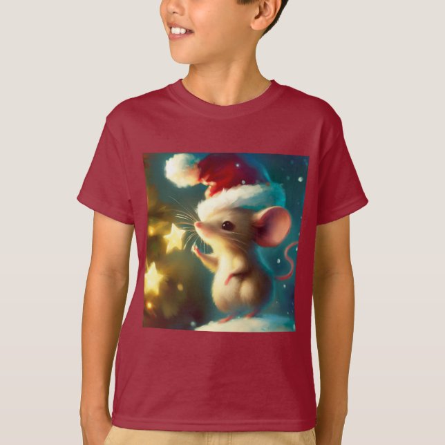 T-shirt Souris de Noël 1 (Devant)