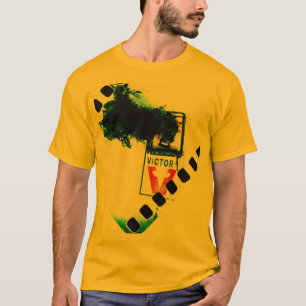 T-shirt Souris déplaisante en photo d'art de film de