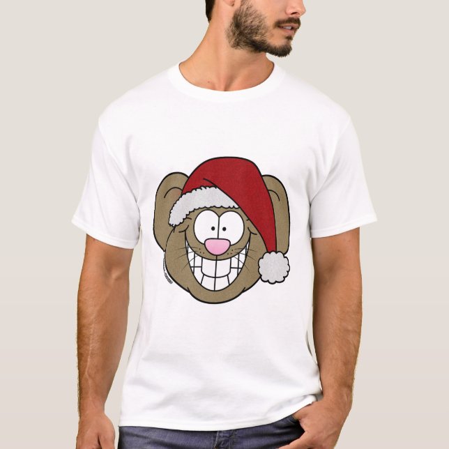 T-Shirt Souris du Père Noël (Devant)
