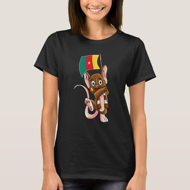 T-shirt Souris éventail du Cameroun (Devant)