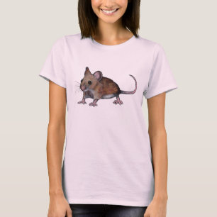 T-shirt Souris Furie, Art Réalisme, Critère mignonne, Rode
