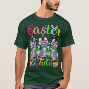 T-shirt Souris Lapin Oreille Drôle Easter Squad Souris Joy