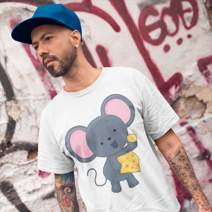 T-shirt Souris manger du fromage