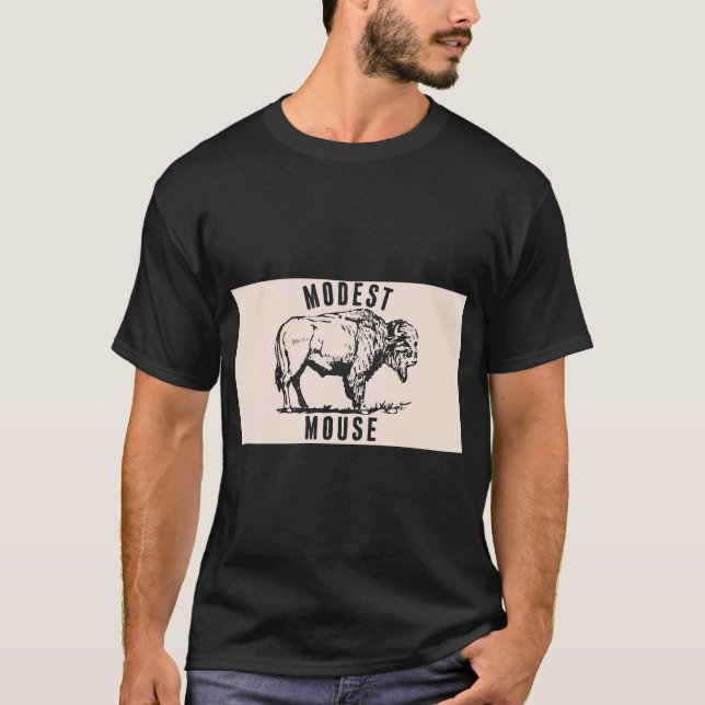 T-shirt Souris Modeste - Coeur Cuisine Cerveau (Devant)