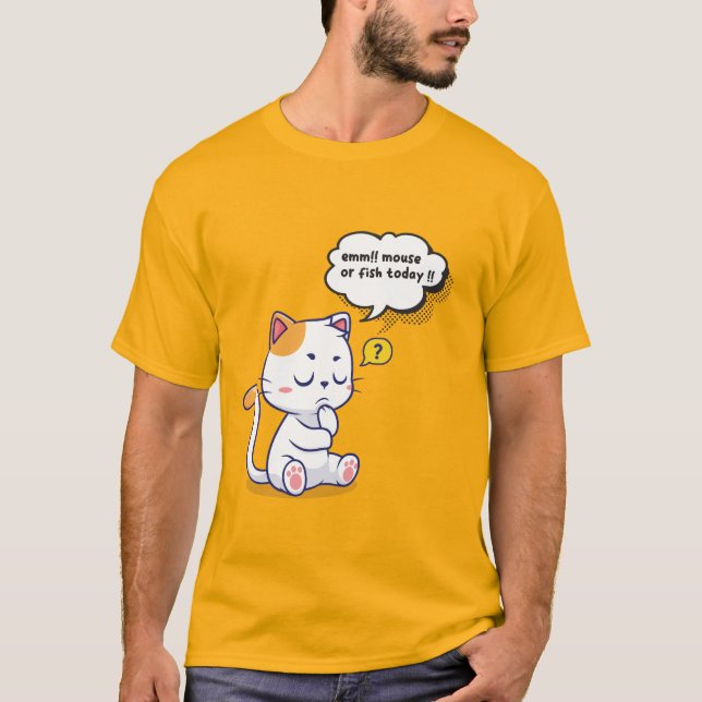 T-shirt Souris ou poisson ? - animal de compagnie drôle -  (Devant)