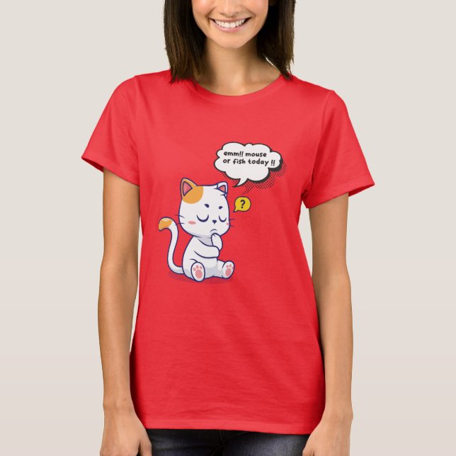 T-shirt Souris ou poisson ? - animal de compagnie drôle -  (Devant)