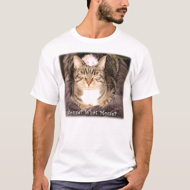 T-shirt "Souris ? Quelle souris ?" Chemise de (Devant)