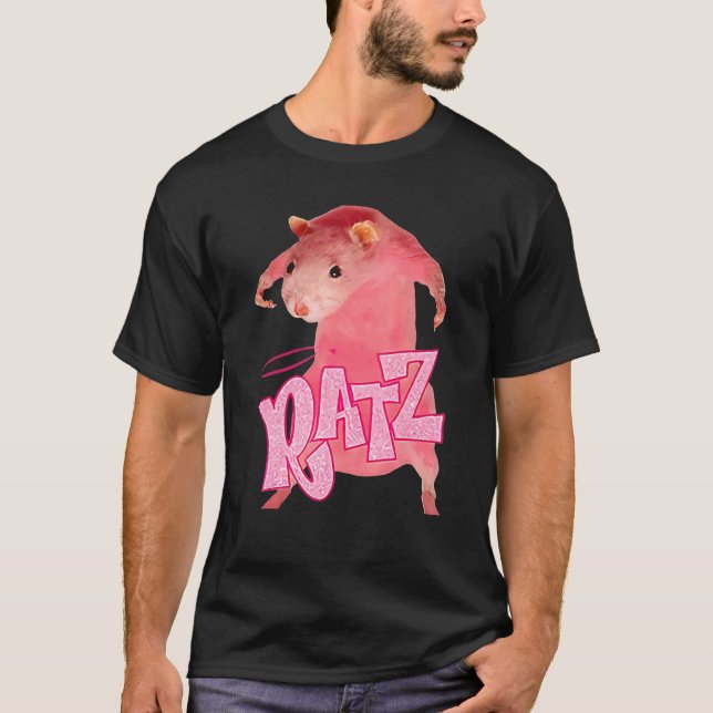 T-shirt Souris rose Ratz (Devant)