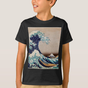 T-shirt Sous la grande vague outre de Kanagawa