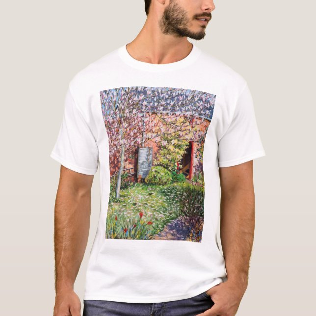 T-shirt Sous la magnolia (Devant)