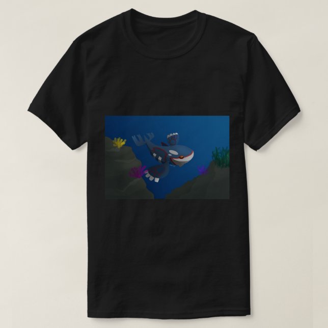 T-shirt Sous la mer - Kyogre .png (Design devant)