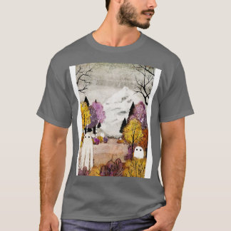 T-shirt sous la montagne