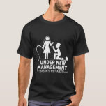 T-shirt Sous la nouvelle direction Bachelor Party favorise<br><div class="desc">Sous la nouvelle direction Bachelor Party favorise Groom Fiance Hommes</div>