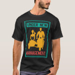 T-shirt Sous la nouvelle gestion du Mariage du Parti Bache<br><div class="desc">Sous la nouvelle gestion Bachelor Party Mariage mariage Groom</div>