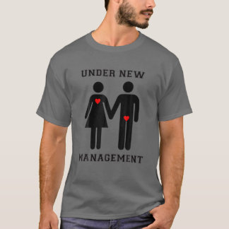 T-shirt Sous la nouvelle gestion Funny Mariage Bachelor Pa