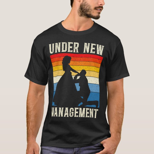 T-shirt Sous la nouvelle gestion Groom Mariage Bachelor Pa (Devant)