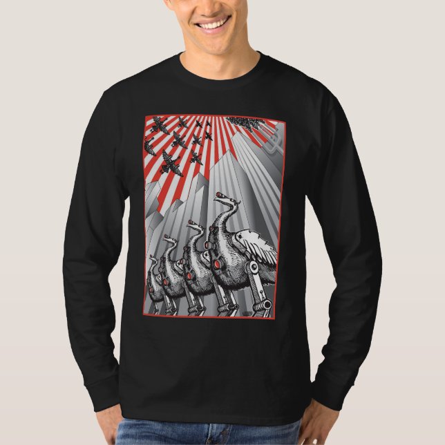 T-shirt Sous la surveillance Longsleeve (Devant)