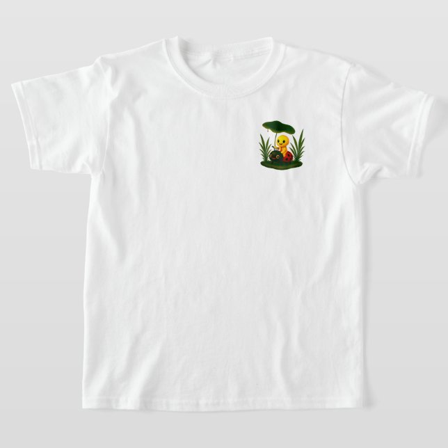 T-shirt Sous la verdure (Poser)