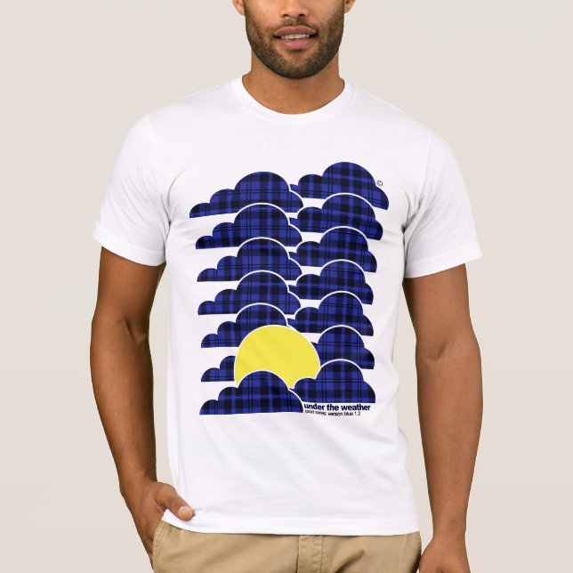 T-shirt Sous le temps T blanc (Devant)