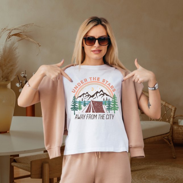 T-shirt Sous les étoiles loin de la ville (Créateur téléchargé)