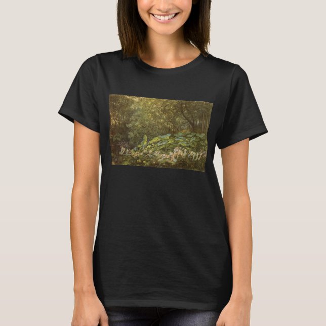 T-shirt Sous les feuilles de quai par Richard Doyle, Art f (Devant)