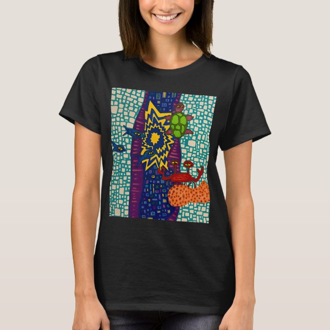 T-shirt Sous l'océan (Devant)