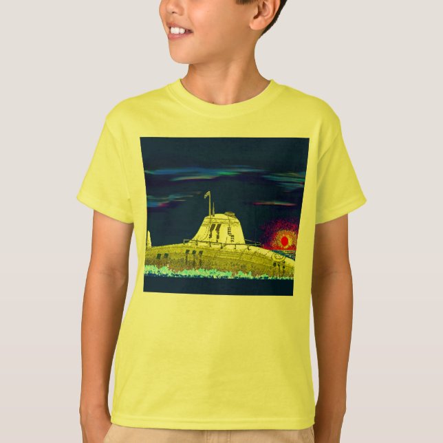 T-shirt Sous-marin jaune (Devant)