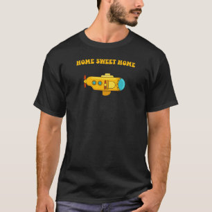 T-shirt Sous-marin Jaune Accueil Sweet Home