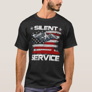 T-shirt Sous-marin Silent Service Vétérinaire américain Dr